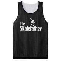 Skateboard Dad Like A Normal Dad Only Cool Father Skate Mesh Reversible Basketball Jersey Tank