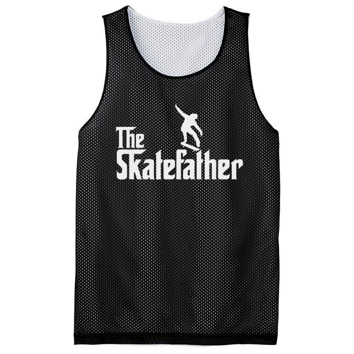 Skateboard Dad Like A Normal Dad Only Cool Father Skate Mesh Reversible Basketball Jersey Tank