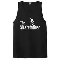 Skateboard Dad Like A Normal Dad Only Cool Father Skate PosiCharge Competitor Tank