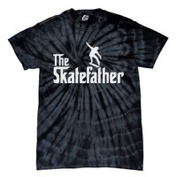 Skateboard Dad Like A Normal Dad Only Cool Father Skate Tie-Dye T-Shirt