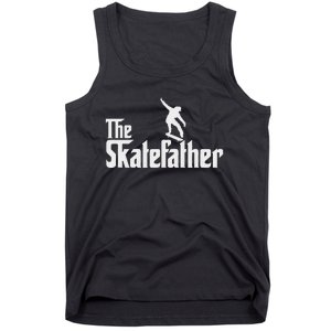 Skateboard Dad Like A Normal Dad Only Cool Father Skate Tank Top