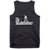 Skateboard Dad Like A Normal Dad Only Cool Father Skate Tank Top