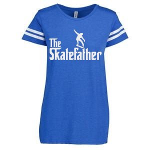 Skateboard Dad Like A Normal Dad Only Cool Father Skate Enza Ladies Jersey Football T-Shirt