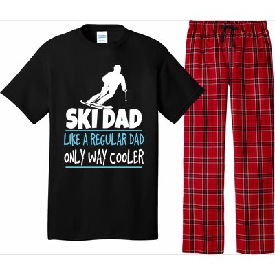 Ski Dad Like A Regular Dad Only Way Cooler Wintersport Cool Gift Pajama Set