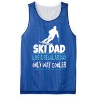 Ski Dad Like A Regular Dad Only Way Cooler Wintersport Cool Gift Mesh Reversible Basketball Jersey Tank