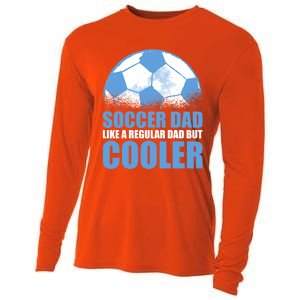 Soccer Dad Like A Regular Dad But Cooler For Father's Day Gift Cooling Performance Long Sleeve Crew