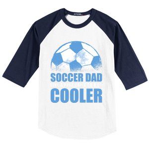 Soccer Dad Like A Regular Dad But Cooler For Father's Day Gift Baseball Sleeve Shirt