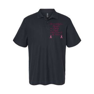 Strength Dignity Laughs Breast Cancer Awareness Gift Softstyle Adult Sport Polo