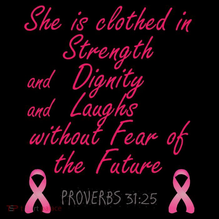 Strength Dignity Laughs Breast Cancer Awareness Gift Kids T-Shirt