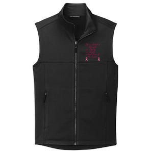 Strength Dignity Laughs Breast Cancer Awareness Gift Collective Smooth Fleece Vest