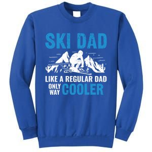 Ski Dad Like A Regular Dad Only Way Cooler Freestyle Skier Gift Sweatshirt