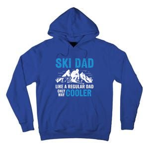 Ski Dad Like A Regular Dad Only Way Cooler Freestyle Skier Gift Tall Hoodie