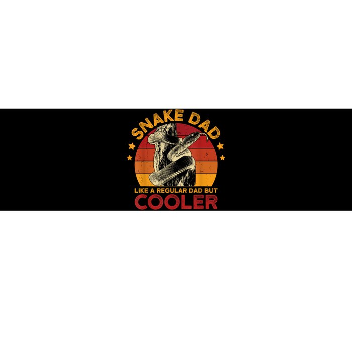 Snake Dad Like A Regular Father Men Vintage Serpent Bumper Sticker