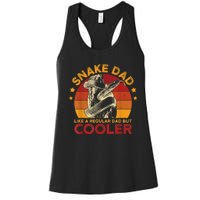 Snake Dad Like A Regular Father Men Vintage Serpent Women's Racerback Tank