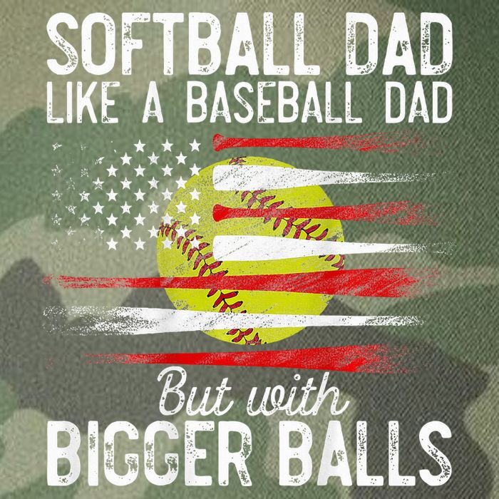 Softball Dad Like A Baseball Dad Definition Legacy Tie Dye Trucker Hat