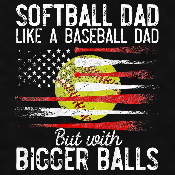Softball Dad Like A Baseball Dad Definition Ladies PosiCharge Tri-Blend Wicking Tank