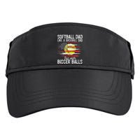 Softball Dad Like A Baseball Dad Definition Adult Drive Performance Visor