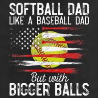 Softball Dad Like A Baseball Dad Definition 15oz Campfire Ceramic Mug