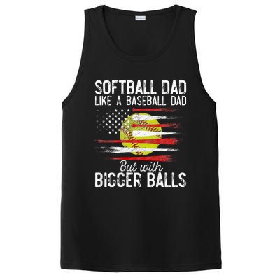 Softball Dad Like A Baseball Dad Definition PosiCharge Competitor Tank