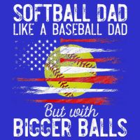 Softball Dad Like A Baseball Dad Definition Apron