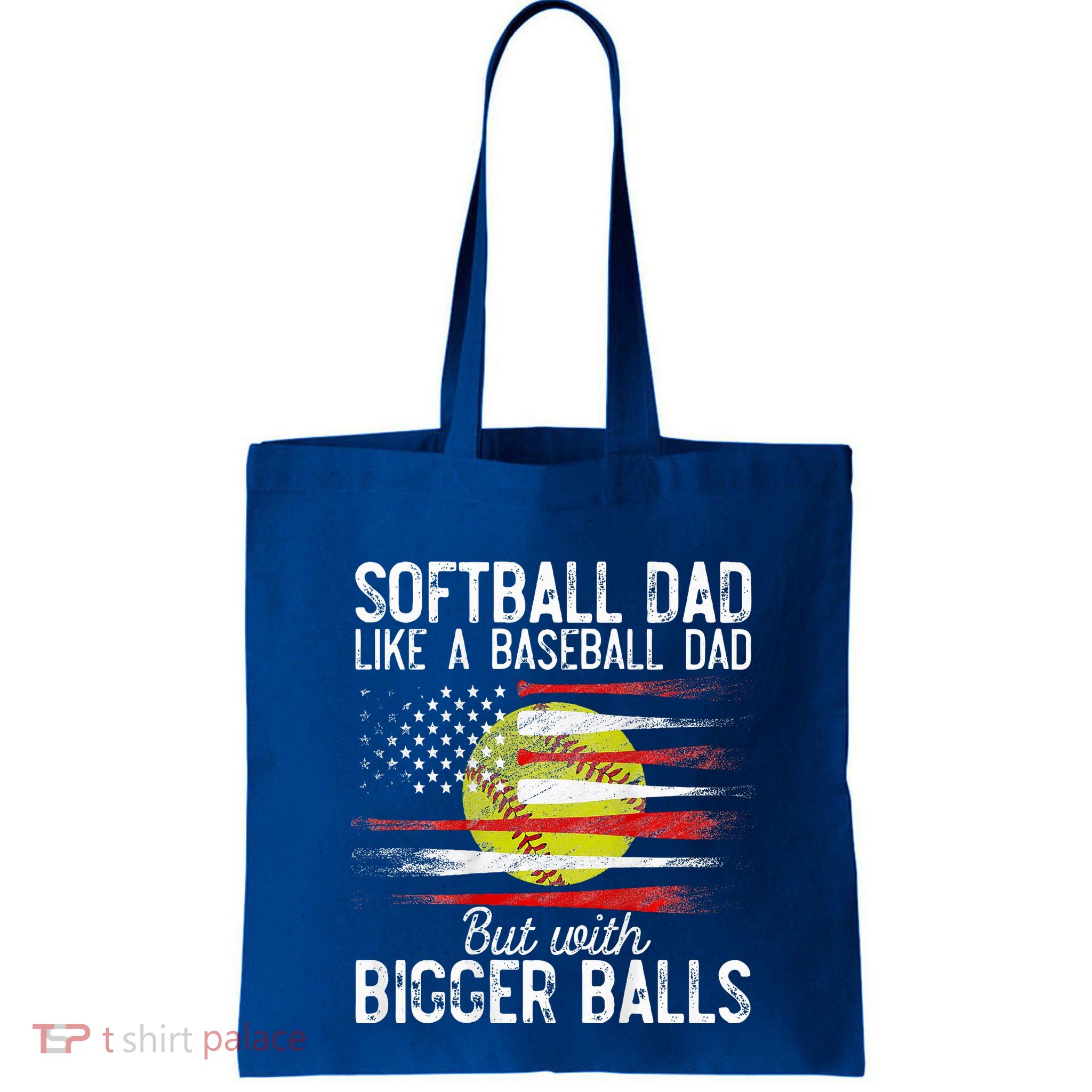 Softball Dad Like A Baseball Dad Definition Bag