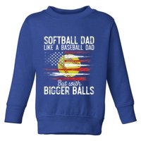 Softball Dad Like A Baseball Dad Definition Toddler Sweatshirt