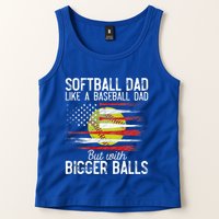 Softball Dad Like A Baseball Dad Definition Tank Top