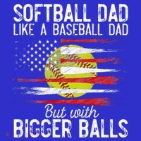 Softball Dad Like A Baseball Dad Definition Kids T-Shirt