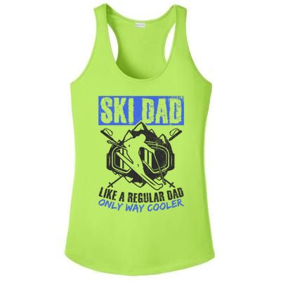 Ski Dad Like A Regular Dad Only Way Cooler Ski Lover Gift Ladies PosiCharge Competitor Racerback Tank