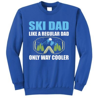 Ski Dad Like A Regular Dad Only Way Cooler Gift Sweatshirt