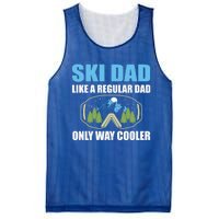 Ski Dad Like A Regular Dad Only Way Cooler Gift Mesh Reversible Basketball Jersey Tank