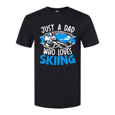 Ski Dad Loves Skiing Gift Softstyle® CVC T-Shirt