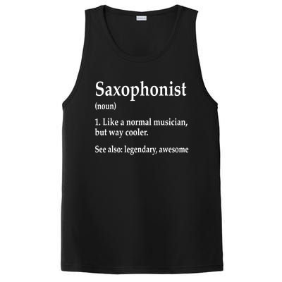 Saxophonist Definition Like A Normal Musician Saxophone PosiCharge Competitor Tank