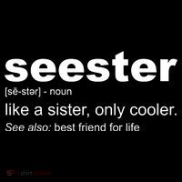 Seester Definition Like A Sister Only Cooler Youth Performance Sprint T-Shirt