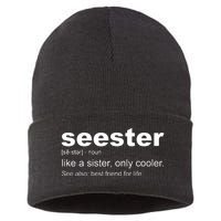 Seester Definition Like A Sister Only Cooler Sustainable Knit Beanie