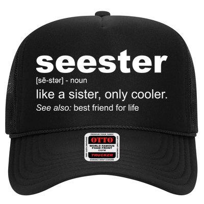 Seester Definition Like A Sister Only Cooler Trucker Hat
