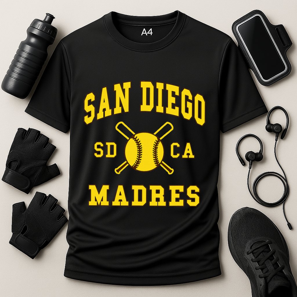 San Diego Madres San Diego Moms California Cooling Performance Crew T-Shirt