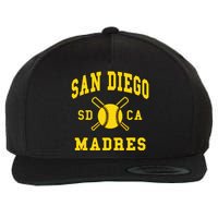 San Diego Madres San Diego Moms California Wool Snapback Cap