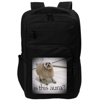 Silly Dog Meme Meme Brainrot Gen Z Funny Haircut Dog Meme Impact Tech Backpack