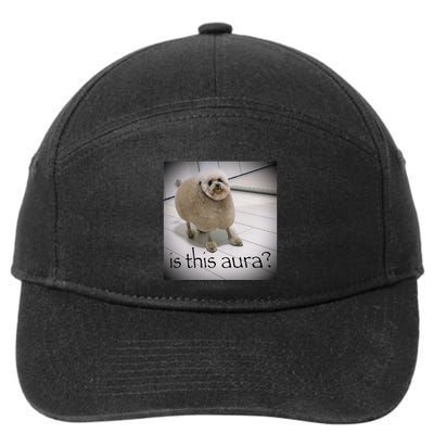 Silly Dog Meme Meme Brainrot Gen Z Funny Haircut Dog Meme 7-Panel Snapback Hat
