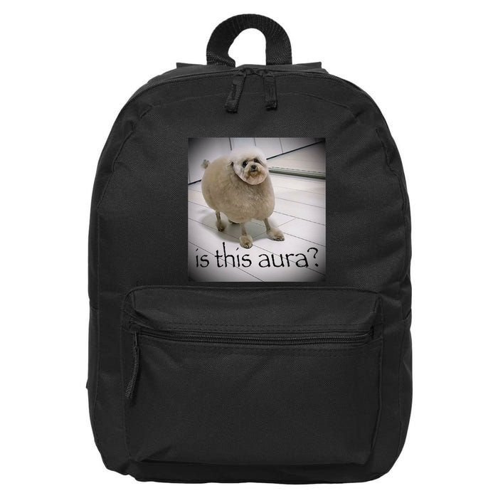 Silly Dog Meme Meme Brainrot Gen Z Funny Haircut Dog Meme 16 in Basic Backpack