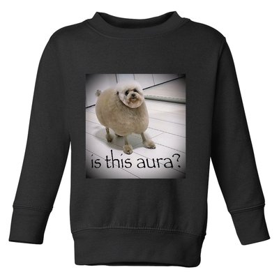 Silly Dog Meme Meme Brainrot Gen Z Funny Haircut Dog Meme Toddler Sweatshirt