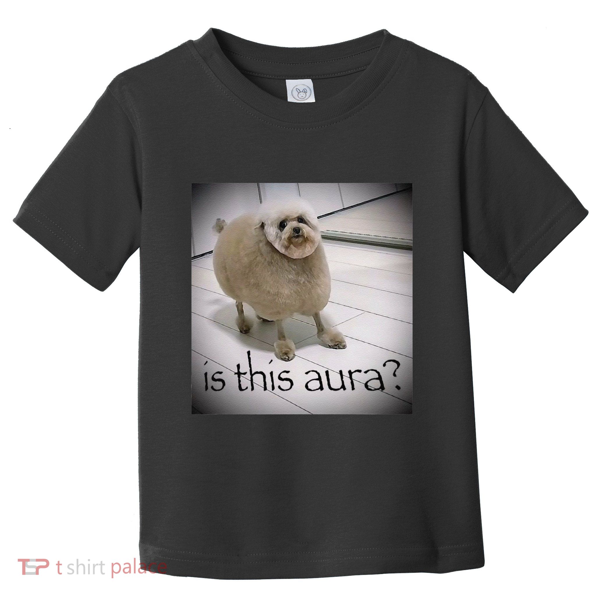 Silly Dog Meme Meme Brainrot Gen Z Funny Haircut Dog Meme Toddler T-Shirt