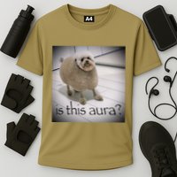 Silly Dog Meme Meme Brainrot Gen Z Funny Haircut Dog Meme Cooling Performance Crew T-Shirt