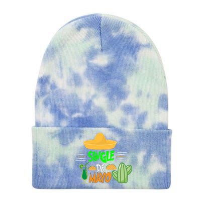 Single De Mayo for Mens Womens Kids Mexican Fiesta 5 De Mayo Tie Dye 12in Knit Beanie