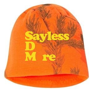 Sayless Do More Say Less Do More. Hustle Go Hard No Cap Kati - Camo Knit Beanie