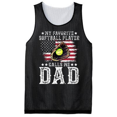 Softball Dad My Favorite Softball Player Calls Me Dad Mesh Reversible Basketball Jersey Tank