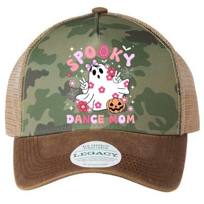 Spooky Dance Mom Halloween Dancer Mama Dancing Mom Gift Legacy Tie Dye Trucker Hat