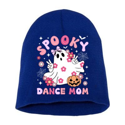 Spooky Dance Mom Halloween Dancer Mama Dancing Mom Gift Short Acrylic Beanie