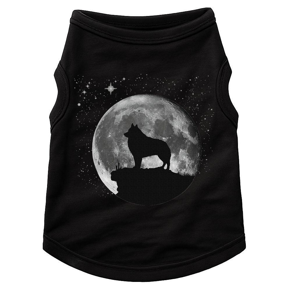 Schipperke Dog Moon Doggie Tank